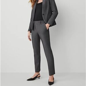 Ann Taylor Factory Gray Skinny Ankle Dress Pant Size 8P